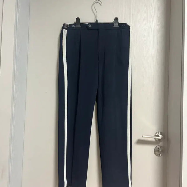 [BUNJANG] Kamishita Navy Camouflage Easy Pants (Size 46) / [46] 유나이키드 애로우즈 카모시타 해군 네이비 이지팬츠