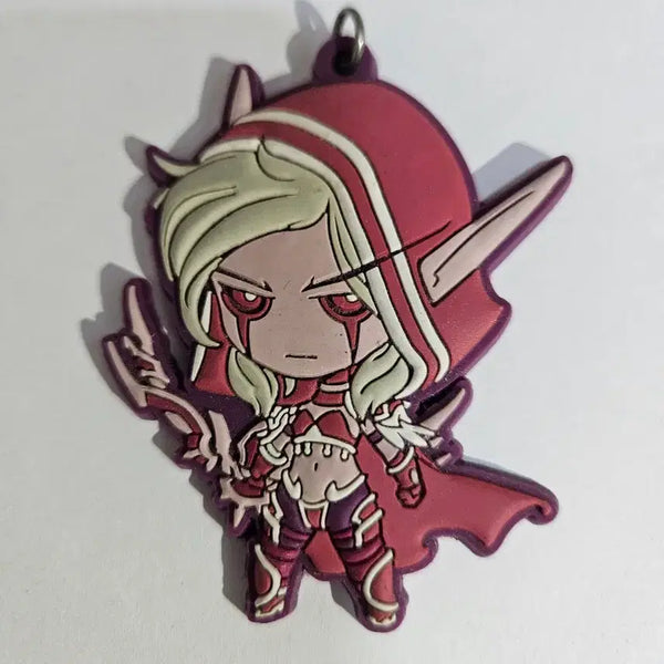 [BUNJANG] World of Warcraft Sylvanas Rubber Keychain / 월드 오브 워크래프트 실바나스 러버 열쇠고리