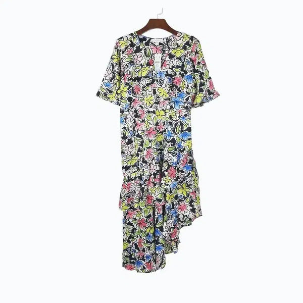 [BUNJANG] Topshop Asymmetric Flower Dress M / 탑샵 언발란스 플라워 원피스 M