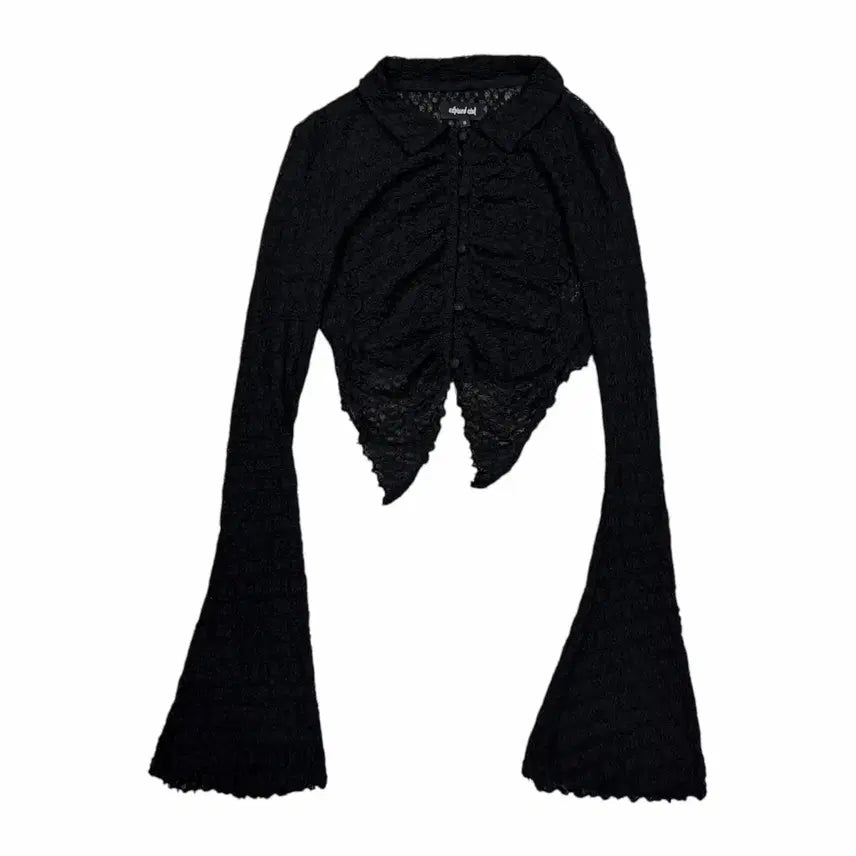 [BUNJANG] Expired Girl Chloe Lace Blouse Black / 익스파이어드걸 클로이 레이스 블라우스 블랙