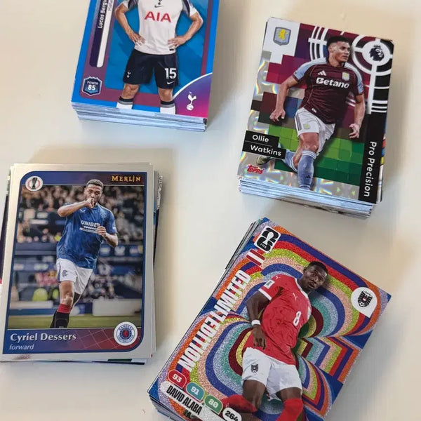 [BUNJANG] Tops Merlin, Panini Football Trading Card Bundle (200 Cards) / 탑스, 파니니 카드 50장 묶음