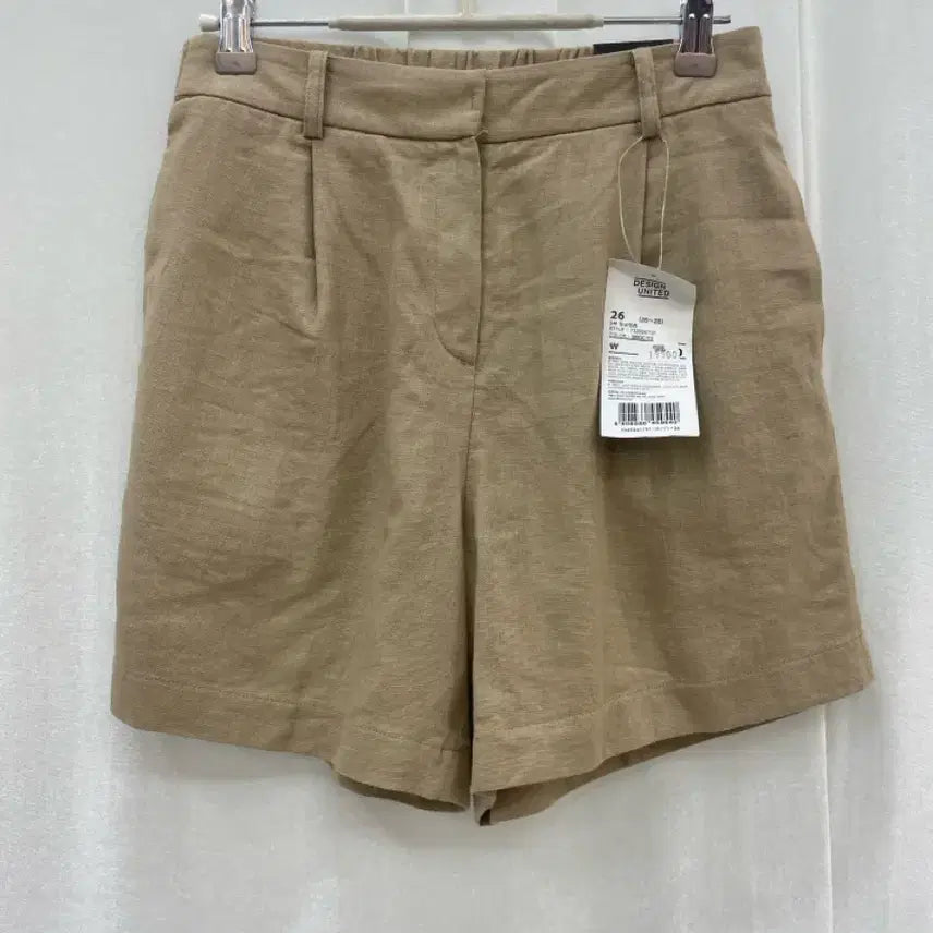 [BUNJANG] Linen Wide Pants Beige Size 26 / 린넨 와이드 팬츠 베이지 -26