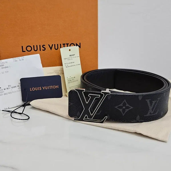 [BUNJANG] Louis Vuitton Eclipse LV Reversible Belt 38/95 / 루이비통 이클립스 LV 리버서블 벨트 38/95