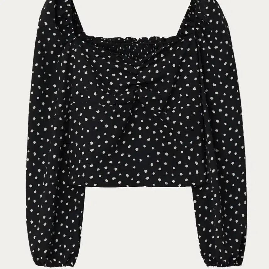 [BUNJANG] JENNIO Lovely Dot Blouse (Size M) / 제니오 러블리 도트 블라우스(M사이즈)