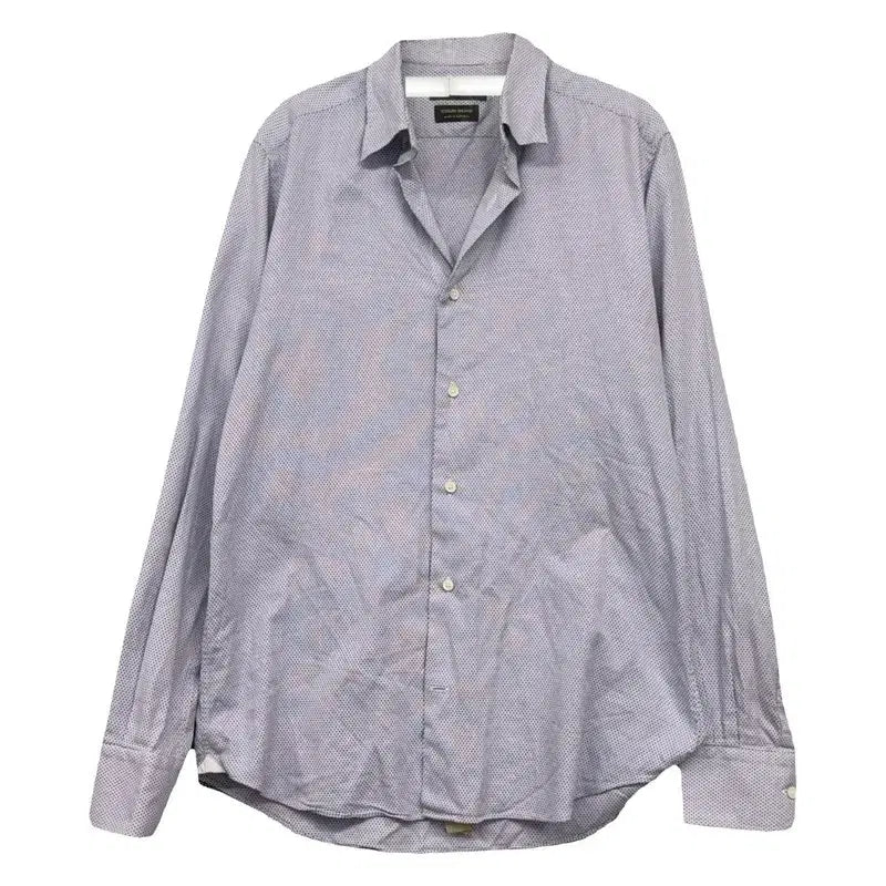 [BUNJANG] Massimo Dutti Striped Light Blue Shirt XS / 마시모두띠 스트라이프 라이트 블루 셔츠 XS