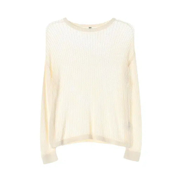 [BUNJANG] Uniqlo Women's Acrylic Nylon Crochet Knit Top (L) / 유니클로 (WOMEN - L) 아크릴 나일론 크로쉐 니트 탑