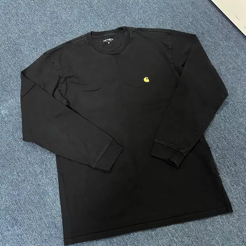 [BUNJANG] Carhartt WIP Long Sleeve T-Shirt Black / 칼하트 WIP 긴팔티 블랙