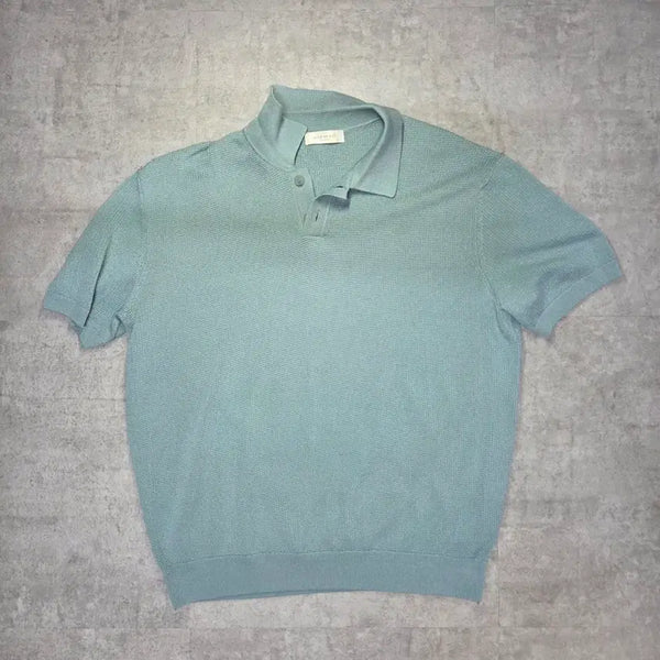 [BUNJANG] Mind Bridge Green Short-Sleeve Polo T-Shirt / [만원샵)마인드 브릿지 청록색 반팔카라티