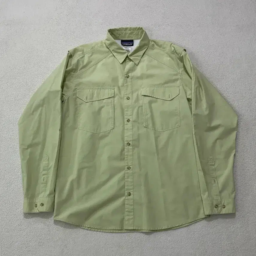 [BUNJANG] Patagonia Organic Cotton Shirt Green Medium / 파타고니아 오가닉 코튼 셔츠 그린 M 사이즈