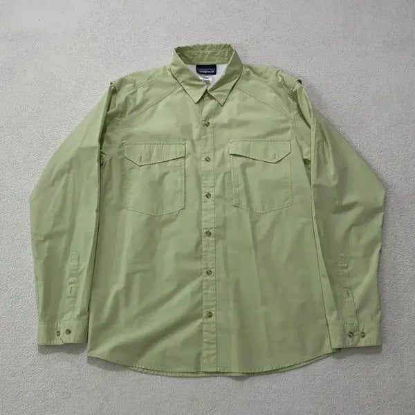 [BUNJANG] Patagonia Organic Cotton Shirt Green Medium / 파타고니아 오가닉 코튼 셔츠 그린 M 사이즈