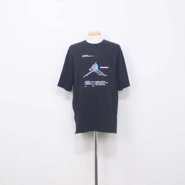 [BUNJANG] Nike Air Jordan Men's Round Neck Short Sleeve T-Shirt - Black, Size M / [정품] 나이키 에어조던 남성 라운드 반팔 티셔츠 M사이즈 정인샵