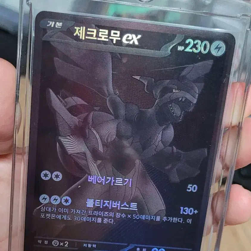 [BUNJANG] Zekrom BW R Holo Card / 제크로무 bwr