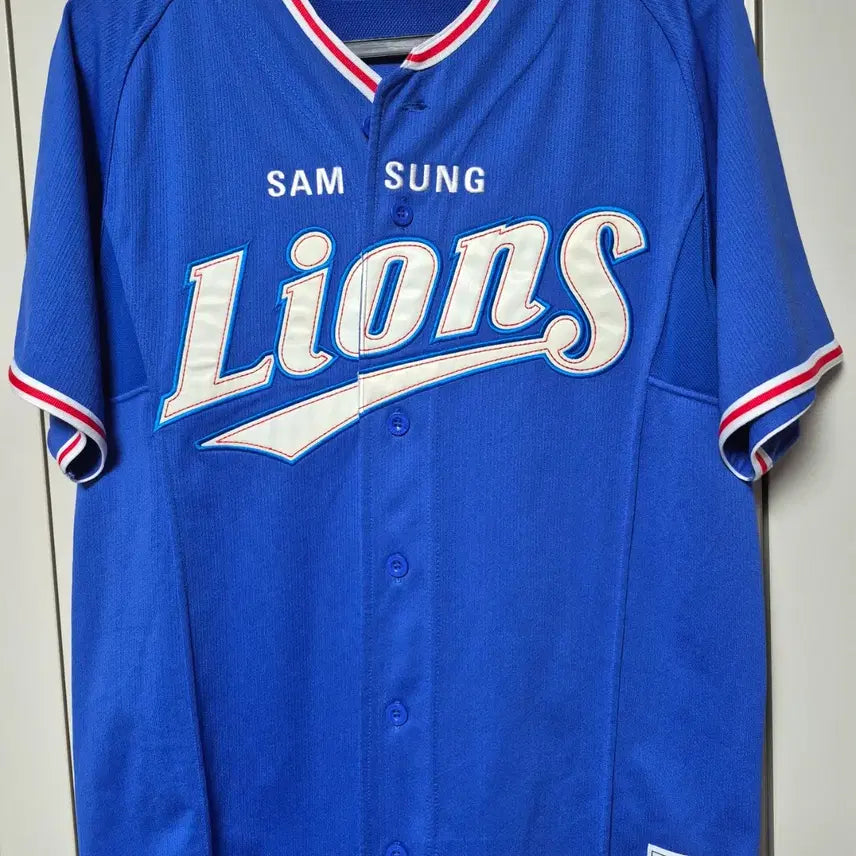 [BUNJANG] Samsung Lions An Ji-man Signed Baseball Jersey (Size 95) / 삼성라이온즈 유니폼 95사이즈 안지만 마킹 판매합니다