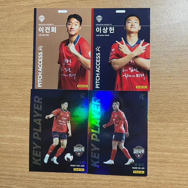 [BUNJANG] K League Panini Gimcheon Sangmu FC Soccer Cards / K리그 파니니 김천상무 카드