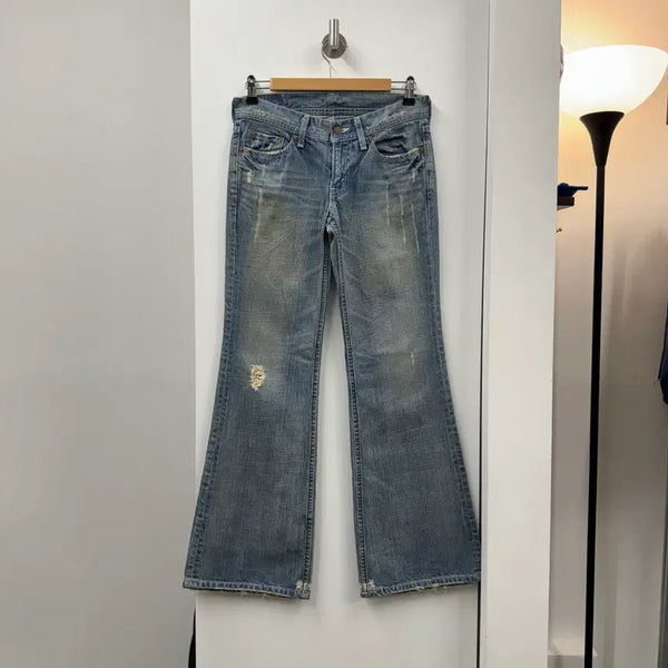 [BUNJANG] Levi's Japan Women's Used Wash Bootcut Denim (Size 30) / [30] 00s 리바이스 제팬 우먼스 유즈드 워시 부츠컷 데님