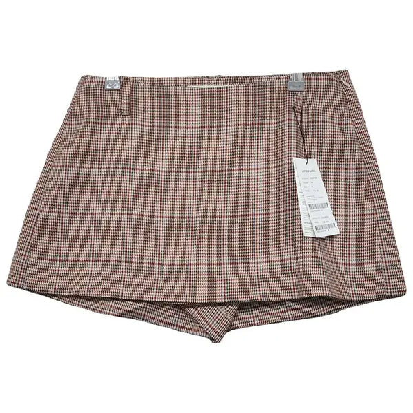 [BUNJANG] Untold Label Check Brown Mini Skirt (Size S) / [새상품] 언톨드레이블 체크 브라운 미니스커트 S