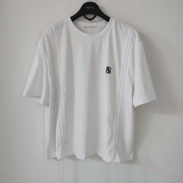 [BUNJANG] Rossiroissi Shirring Loose Fit T-Shirt / 로씨로씨 셔링 루즈핏 티셔츠