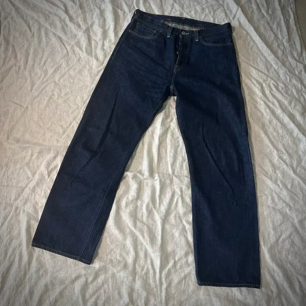 [BUNJANG] Levi's Vintage Clothing 37501 Selvage Rigid Denim Jeans 34x32 / LVC 37501 셀비지 리지드 데님 34x32