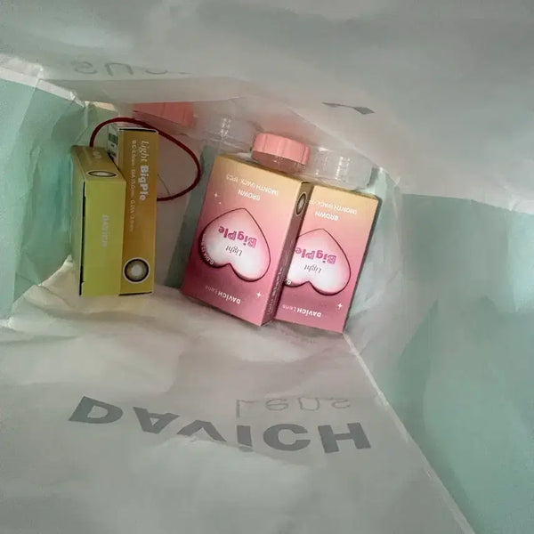 [BUNJANG] Davich Light Bigple Brown/Choco Monthly Contact Lenses / 렌즈
