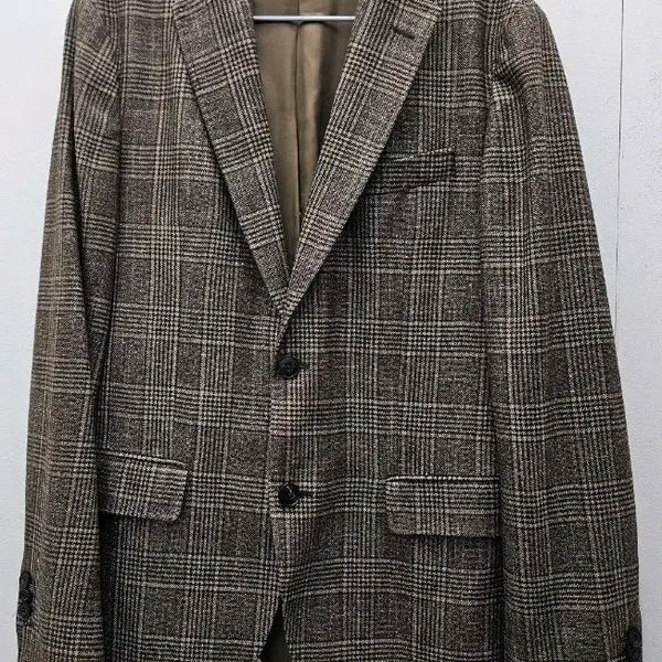 [BUNJANG] Massimo Dutti Brown Check Blazer Jacket / 마시모두띠(Massimo Dutti)브라운 체크 블레이저 재킷