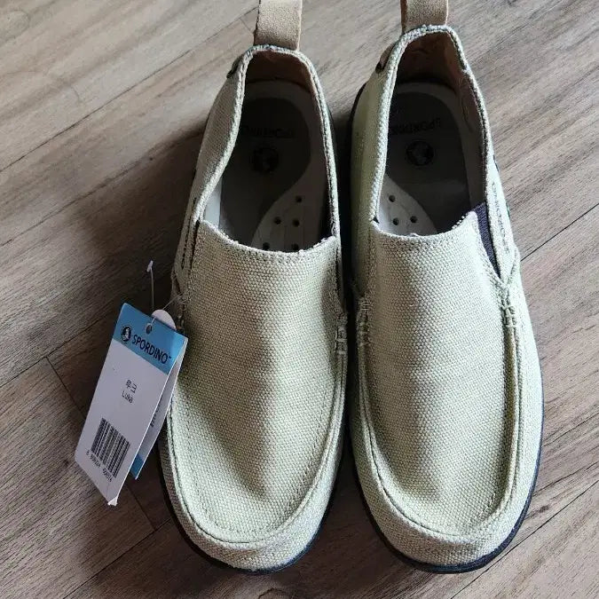 [BUNJANG] Spodino Men's Loafers Beige / 스포디노 남자 로퍼 베이지