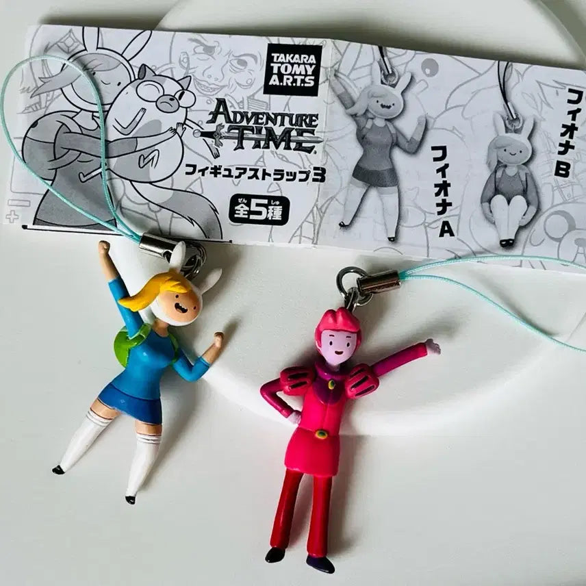 [BUNJANG] Adventure Time Figure Strap Bundle Set / 어드벤처타임 피규어 스트랩 일괄