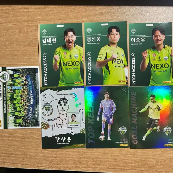 [BUNJANG] K League Panini Jeonbuk Hyundai Motors Player Card / K리그 파니니 전북현대 카드 판매