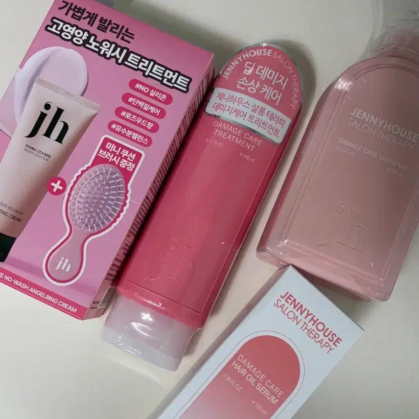 [BUNJANG] Jenni House Hair Oil Serum, Damage Care Shampoo, No-Wash Treatment, Treatment / 제니하우스 헤어오일세럼,데미지케어샴푸,노워시트리트먼트,트리트먼트