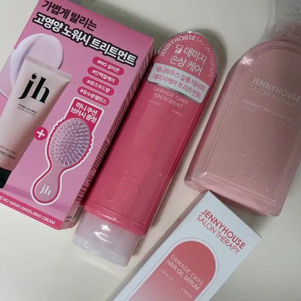 [BUNJANG] Jenni House Hair Oil Serum, Damage Care Shampoo, No-Wash Treatment, Treatment / 제니하우스 헤어오일세럼,데미지케어샴푸,노워시트리트먼트,트리트먼트