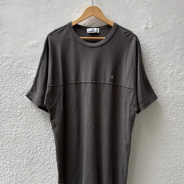 [BUNJANG] Stone Island Seamless Garment Dyed T-Shirt (Size L) / [L] 스톤아일랜드 심리스 가먼트다이 반팔티