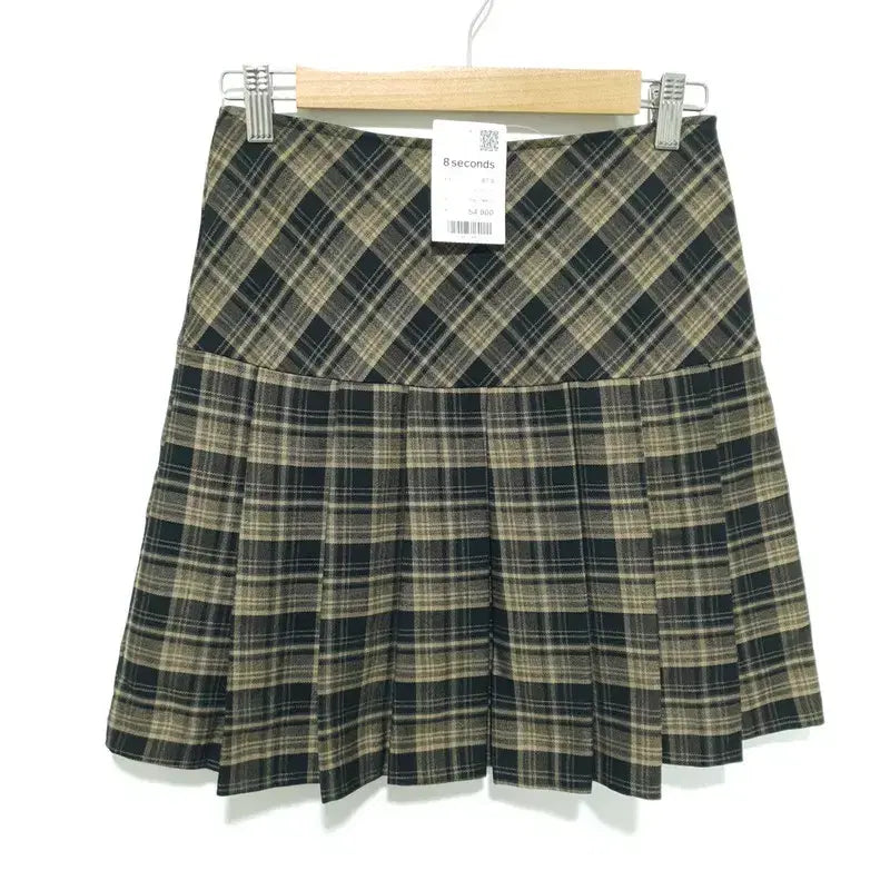 [BUNJANG] 8 Seconds Check Pleated Skirt / 에잇세컨즈 체크 플리츠 스커트 67 S_S1869