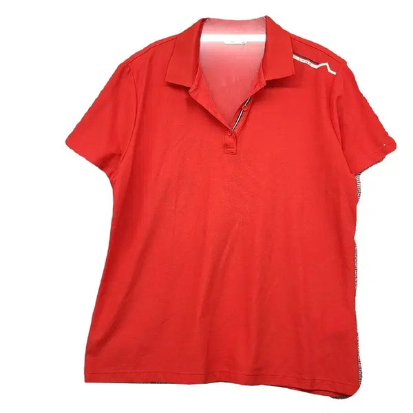 [BUNJANG] Rings Red Golf Short Sleeve Polo Shirt 105 / 링스 레드 골프 반팔 카라티 105