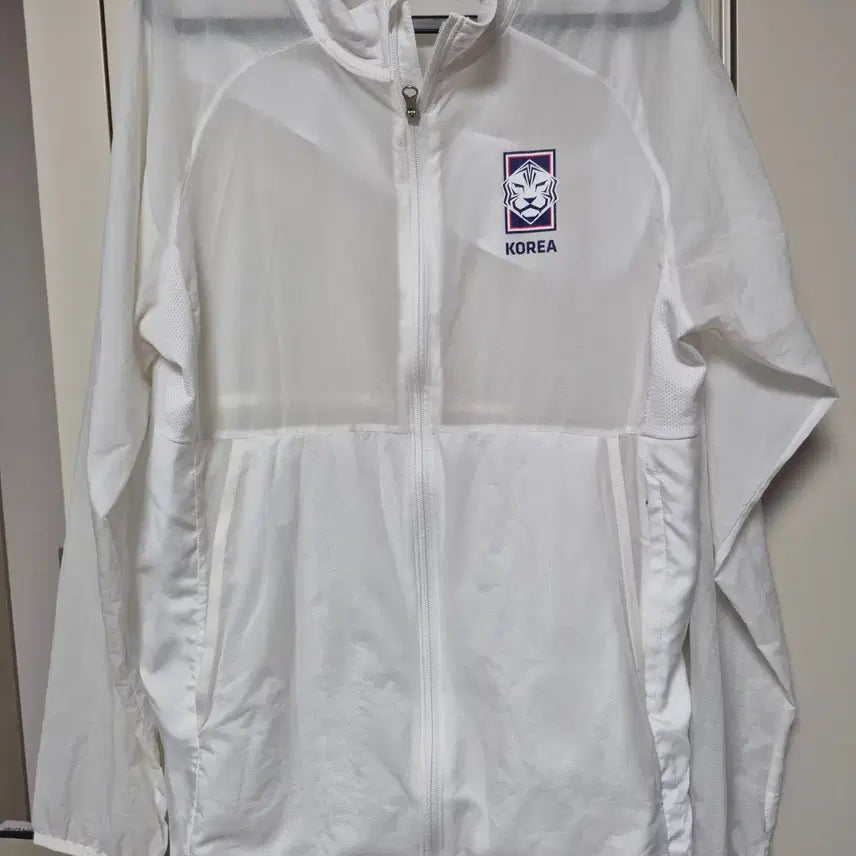 [BUNJANG] Nike Authentic South Korea National Team Academy White Windbreaker Size 105 / 나이키 정품 대한민국 국대 아카데미 화이트 바람막이 105사이즈 판매합니