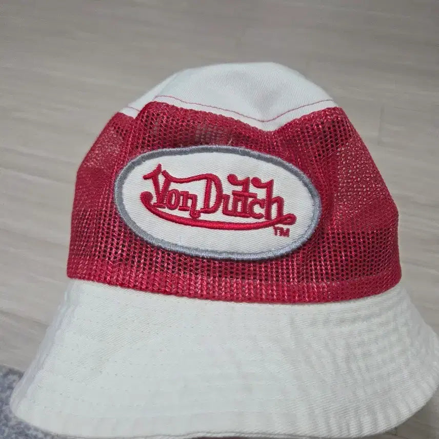 [BUNJANG] BONDICHI Bucket Hat Red/White / 본디치 벙거지 모자 레드/화이트