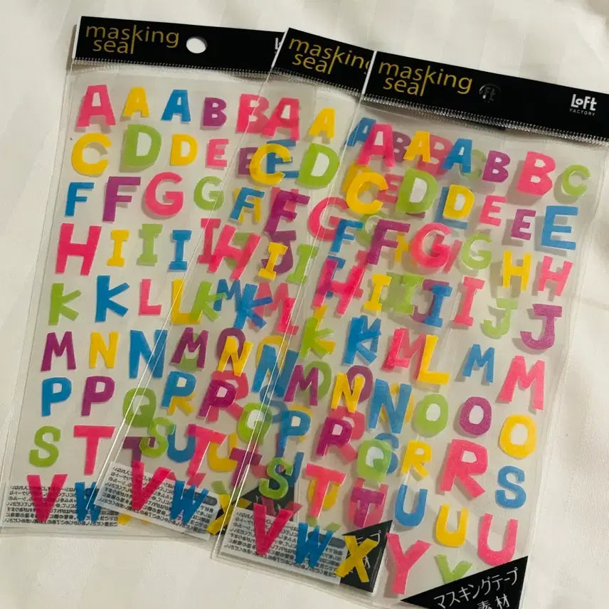 [BUNJANG] Mind Wave Masking Alphabet Loft Limited / 마인드웨이브마스킹알파벳(로프트한정)