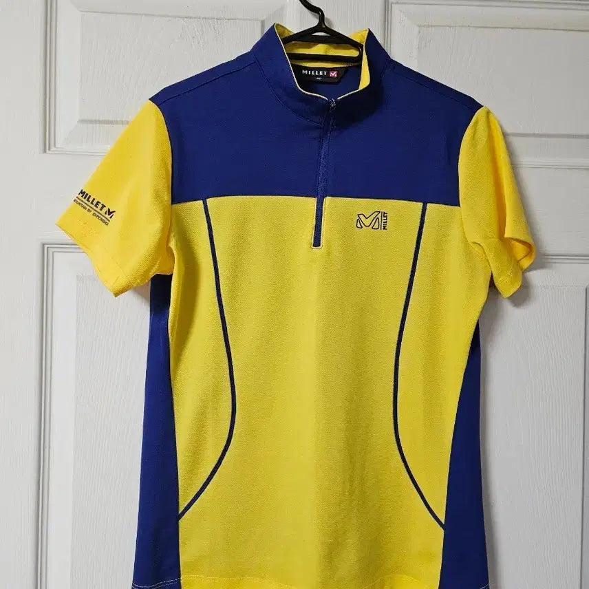 [BUNJANG] Millet Color Block Collar T-Shirt (Size 95) / 밀레 카라티셔츠 (95)