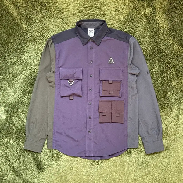 [BUNJANG] Nike ACG Devestation Trail Work Shirt Cave Purple / [S] 나이키 ACG 디베스테이션 트레일 워크 셔츠 케이브 퍼플