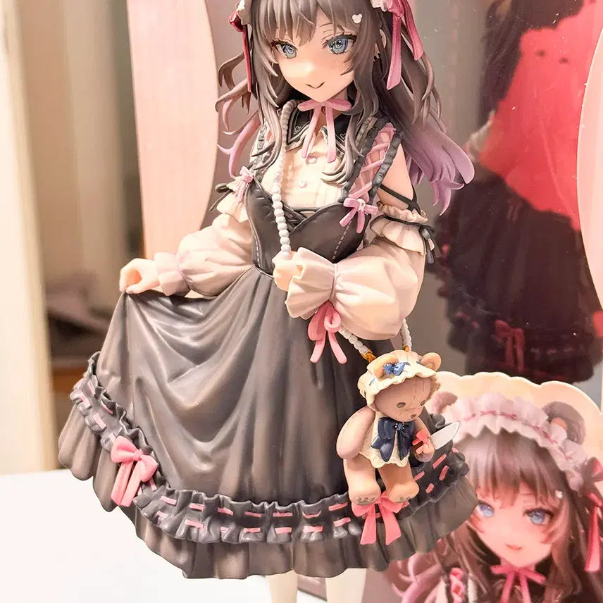 [BUNJANG] Momoko Belle Fine R-chan Gothic Lolita Ver. Figure / R짱 고스로리 ver by 모모코 벨파인 피규어