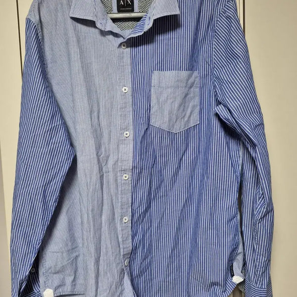 [BUNJANG] Giorgio Armani Men's Striped Shirt 100 Size / 알마니 정품 남자 셔츠 남방 100사이즈 판매합니다