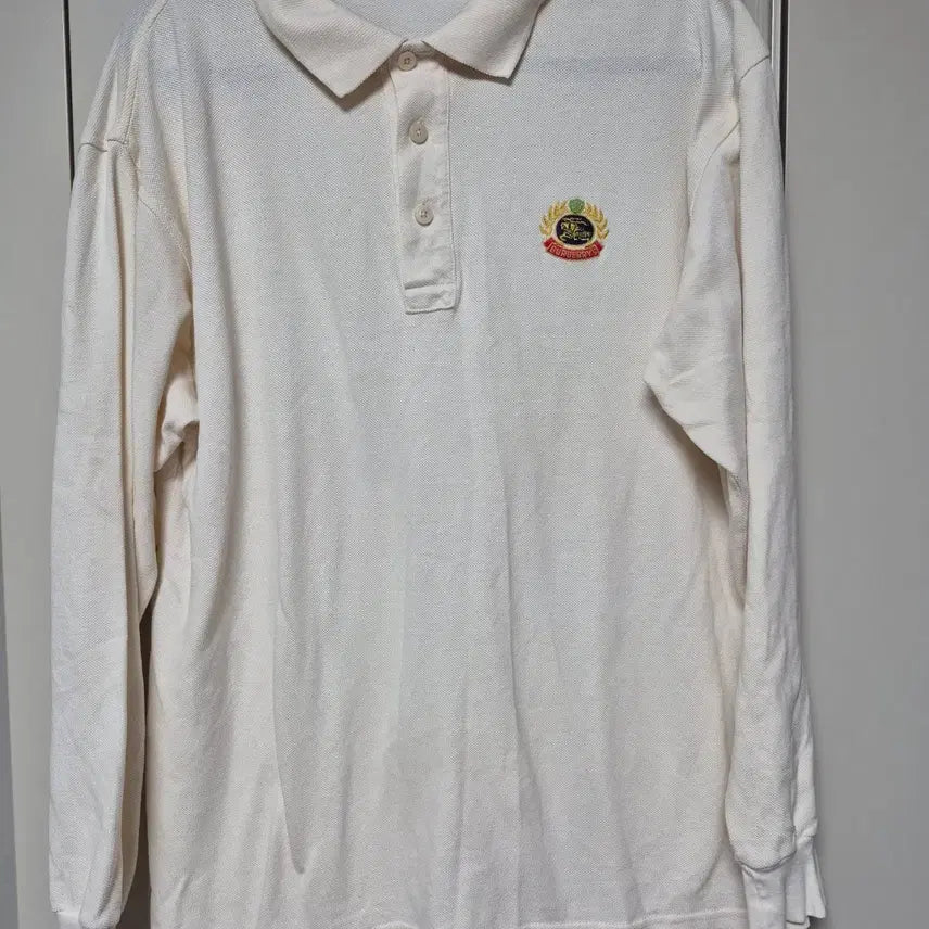 [BUNJANG] Burberry 90s USA Authentic Long Sleeve Polo Shirt Size 105 / 버버리 90s USA 정품 카라티 긴팔 판매합니다 실105사이즈