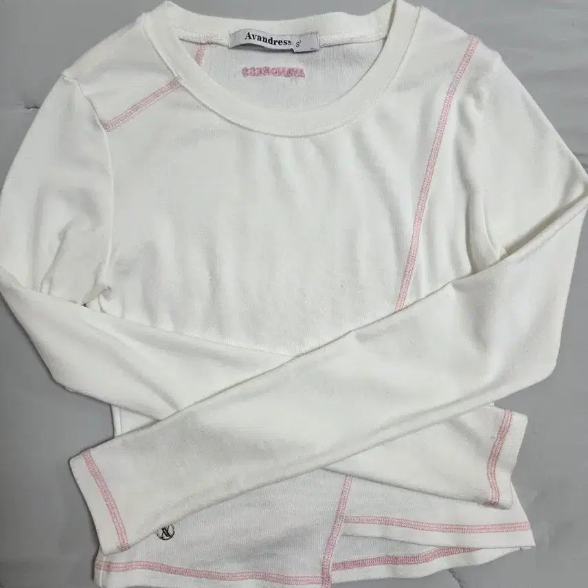 [BUNJANG] Urban Dress White Sleeve T-Shirt S / 어반드레스 화이트 슬리브 티셔츠 s