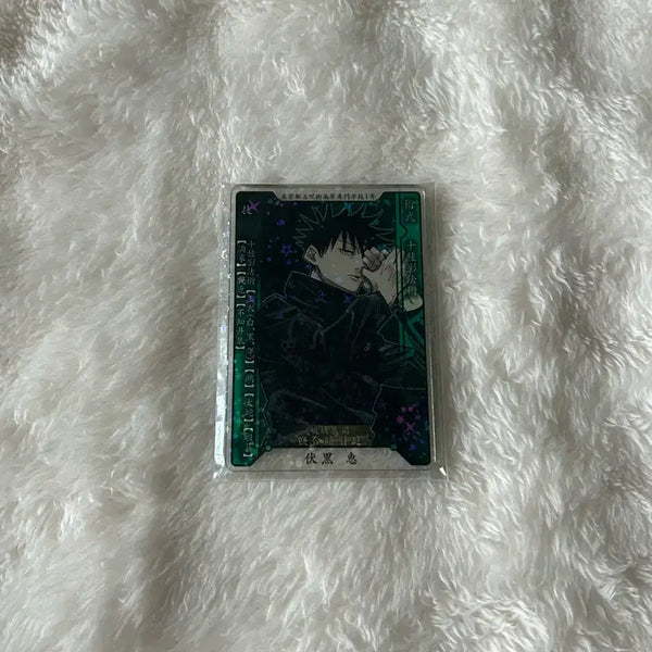 [BUNJANG] Jujutsu Kaisen Megumi Fushiguro Status Acrylic Card Jump Shop Original Drawing / 주술회전 후시구로 메구미 스테이터스 아크릴 카드 점프샵 원화