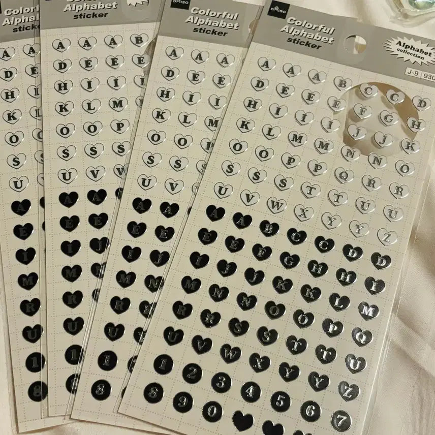 [BUNJANG] Alphabet Sticker Sheet / 알파벳스티커