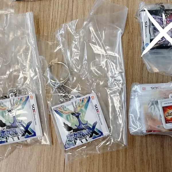 [BUNJANG] Pokemon X & Sun 3DS Chip Series Keychain Set / 포켓몬 X, 썬 키링 판매합니다