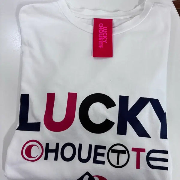 [BUNJANG] LUCKY CHOUETTE Basic T-Shirt / 럭키슈에뜨 기본 티셔츠