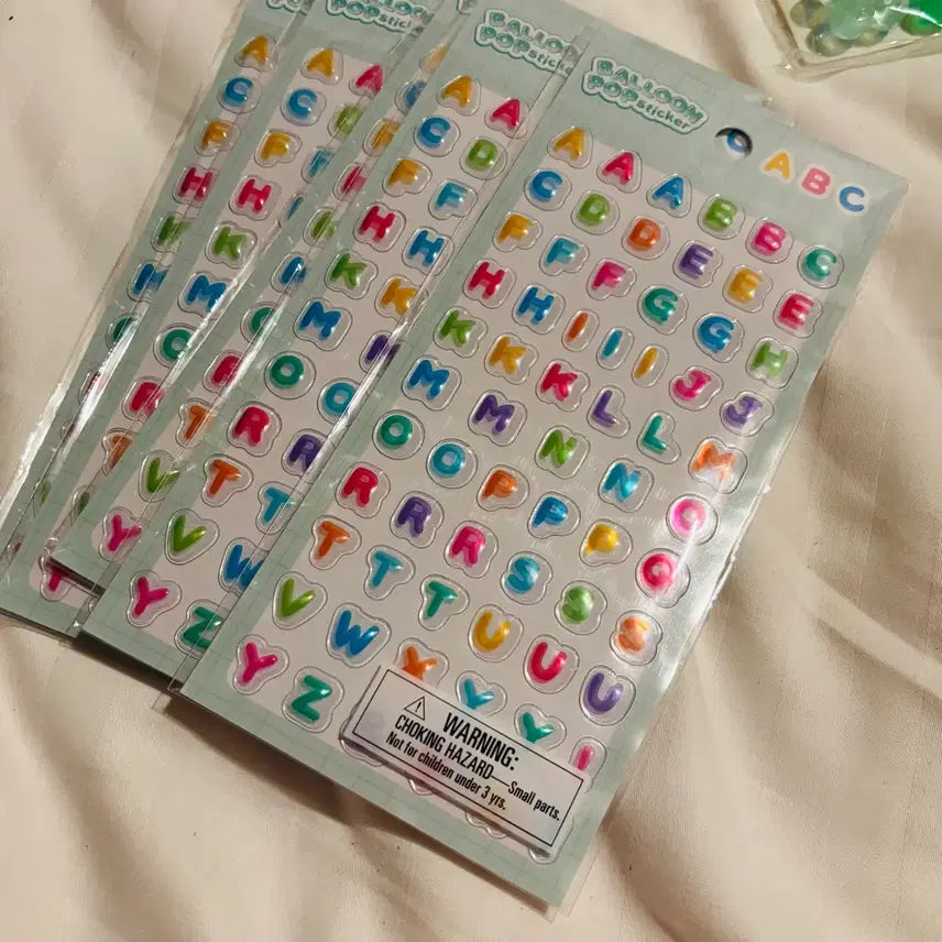 [BUNJANG] Alphabet Stickers / 알파벳스티커2