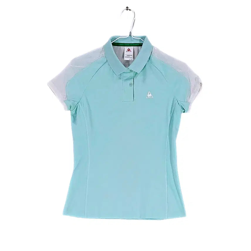 [BUNJANG] Le Coq Sportif Women's Short Sleeve Polo Shirt Mint / 르꼬끄 여성 스포티한 반팔카라티 85 민트 01042