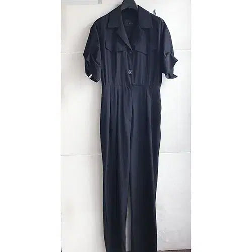 [BUNJANG] Domestic Stretch Jumpsuit Black / LVPS/국산 - 66/새거수준