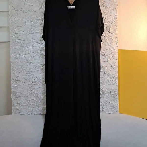 [BUNJANG] Zara Spain Free Size Viscose Cooling Maxi Dress / 스페인산 자라 프리사이즈 비스코스냉감원피스