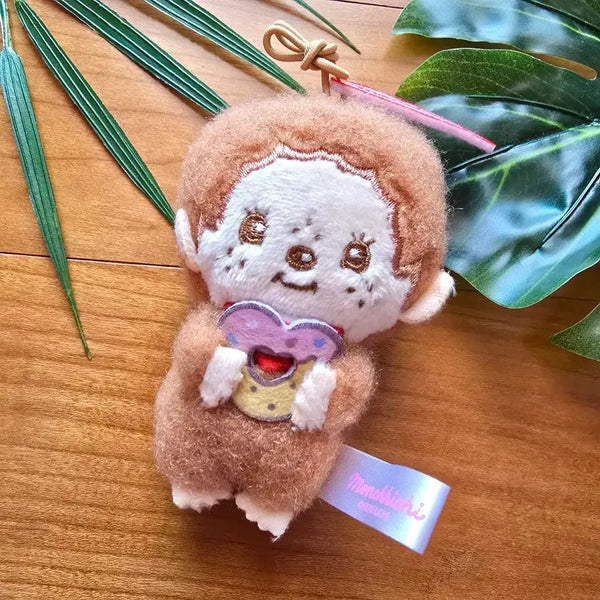 [BUNJANG] Monchhichi x Pom Pom Purin Plush Keychain / (새상품) 몬치치 x 폼폼푸린 인형 키링